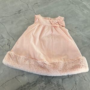 Janie & Jack light pink corduroy dress